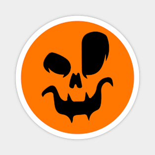 Evil Pumpkin Halloween Magnet